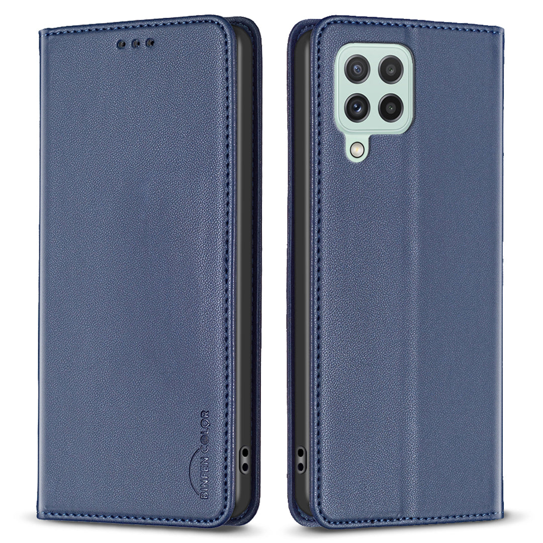 BINFEN COLOR BF18 Leather Case for Samsung Galaxy A12 Card Holder Full Protection Phone Stand Cover BINFEN COLOR BF18 Leather Case for Samsung Galaxy A12 Card Holder Full Protection Phone Stand Cover